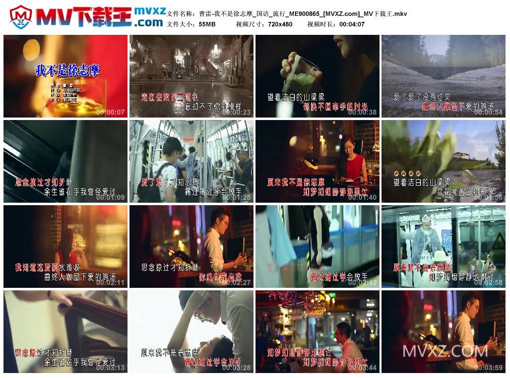 曹雷-我不是徐志摩_国语_流行_ME900865